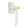 thumbnail image 6 of 2 Pack Self Cleaning Pet Brush For Small Dogs And Cats Rotating Head Grooming Brush With Release Button, Dematting Tool For Short Hair And Small Animals，Yellow, 6 of 7