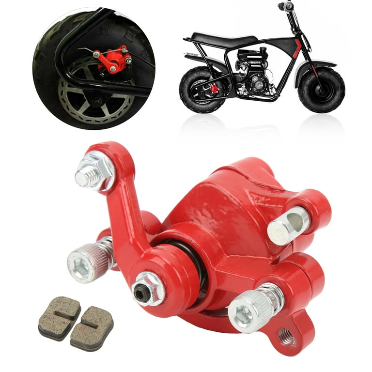 Rear Alloy Steel Brake Pad and Caliper for Bike, Fit for Motovox