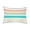 Blue, variant on Simply Daisy, 14" x 20" Fun in the Sun Yellow Decorative Stripe Outdoor Pillow