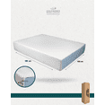 thumbnail image 2 of Colchón Queenl en Caja de Memory Foam 30 cm de grueso Sky Blue., 2 of 6