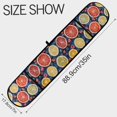 thumbnail image 3 of Dailycode Double Sided Oven Mitt with Loop Heat Resistant Kitchen Long Potholders 7" x 35" Grapefruit Orange Lemon Berry, 3 of 6