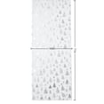 thumbnail image 3 of Fievgin Silver Christmas Gauze Table Runner 59x71in, Winter Foil Christmas Tree Holiday Dining Table Decor for Xmas Party, 3 of 9