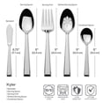 thumbnail image 3 of Mikasa, Kyler Flatware Service for 12, 65 Piece Set, 18/10 Stainless Steel, Silverware Set with Serving Utensils, 3 of 7