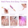 thumbnail image 6 of Ikoopy 12 Colors Nail Art Pen Set 0.5mm Fine Nib Fade Proof Nail Polish Marker Graffiti Dotting Pen for Beginner Art Enthusiast, 6 of 15