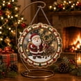 thumbnail image 4 of Clearance! Christmas Ornament Pearl Diamond Art Kit for Adults, DIY Santa Diamond Pearl Art Kit, Christmas Decorations Gift (D), 4 of 7