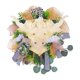 thumbnail image 3 of Wreath Floral Wreath Colgante de pared Adorno de regalo Artificial Flower Wreath Green Leaves Wreath para decoración de fiesta de porche BLESIY Corona de vaca de las tierras altas, 3 of 8
