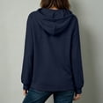 thumbnail image 3 of Tumotour Pullover Hoodies for Women'S Hooded Fall Sweatshirt Drawstring Long Sleeve Athletic Workout Blouses, 3 of 3