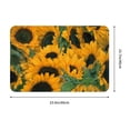 thumbnail image 3 of Haiem Sunflowers 7 Front Door Mat Indoor Outdoor Entrance, Waterproof All-Season, All-Weather Doormat, Durable Flannel Fabric, Fade Resistant, Low Profile, 16x24in, 3 of 9