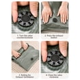 thumbnail image 4 of Dalang Large Roll Up Vacuum Storage Bag No Pump Needed, Compression Space Saver for Travel Suitcase Packing, 24"x13", 4 of 7