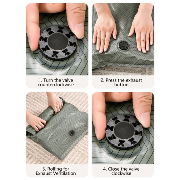 Roll Up Vacuum Storage Bags No Pump Needed, Compression Bags for Travel, Suitcase Packing, Clothing, Blankets, Towels, Moving and Space Saving Home Storage