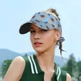 thumbnail image 5 of Sikiie Sea Turtle Sun Visor Hat Adjustable Velcro Golf Visor Sports Sunscreen Visor Hat for Outdoor Activities, 5 of 7