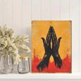 thumbnail image 2 of Qisvanset 12x16 Inch Retro Lord's Prayer Canvas Wall Art, Minimalist Bible Verse Apartment DIY Home Wall Decor, 2 of 8