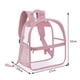 thumbnail image 2 of Mujeres Mochilas transparentes Moda PVC transparente Estudiantes Mochila escolar Senderismo al aire libre, 2 of 4
