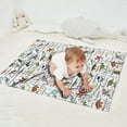 thumbnail image 2 of White Dinosaurs Names Species Pattern Blanket,Comfortable Soft Lamb Wool Throw Blanket,All Season,Warm Lightweight Blankets for Sofa Bed Couch Living Room Chair,30"x40", 2 of 4