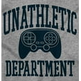 thumbnail image 2 of Unathletic Department Video Game Nerd Men's Graphic T Shirt Tees Brisco Brands L, 2 of 4
