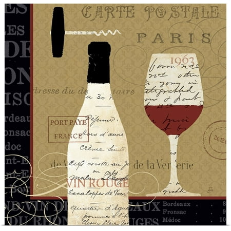 Great BIG Canvas | Rolled Daphne Brissonnet Poster Print entitled Evening in Paris I