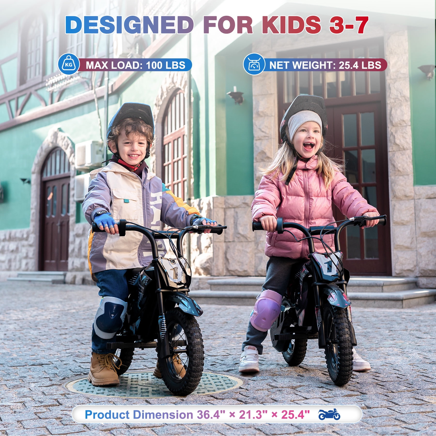 HOVERMAX Electric Dirt Bike, 150W Electric Motorcycle 10MPH Max Speed, Ride On Toys motocross for Kids