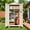 79" Beige, variant on AISWORD 47" Tall Metal Outdoor Storage Cabinet, Heavy-Duty Waterproof Garden Sheds & Outdoor Storage with Lock, Tool Storage Cabinet & Broom Closet for Garage, Patio, Black