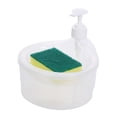 thumbnail image 5 of Soap Dispenser and Scrubber Holder Kitchen Soap Dispenser for Kitchen Hotel Clear, 5 of 8