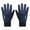 Navy Blue, variant on Mightlink 1 Pair Unisex Gloves Plush Lining Knitting Ribbed Cuff Full Finger Suede Anti Skid Driving Riding Gloves for Outdoor