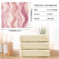 thumbnail image 6 of Yayeee 6 Pack Kitchen Dish Cloths for Washing Dishes Soft Absorbent Microfiber Towels, Soft Brown Pattern, 6 of 9