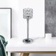 thumbnail image 5 of Portavelas de cristal chapado candelabro de luz de té centro de plata 8x8x26cm Zulema Portavelas de plato pequeño, 5 of 8
