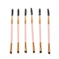 thumbnail image 1 of 6 Pcs Lashes Set Eye Spoolie Brush Double Ended Makeup Brush Eyebrow Comb Dual Makeup Brush Eyebrow Grooming Tool, 1 of 2