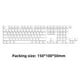 thumbnail image 4 of Btafrte Juego Teclas 104 Piezas Molde Teclado para Teclados Mecánicos (blanco), 4 of 6