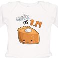 thumbnail image 4 of Inktastic Cute As 3.14 Pi Day Pumpkin Pie Pun Boys or Girls Long Sleeve Baby Bodysuit, 4 of 5