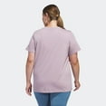 thumbnail image 2 of Adidas Womens  fit Short Sleeve T-Shirt Shirt 3X White Solid, 2 of 5