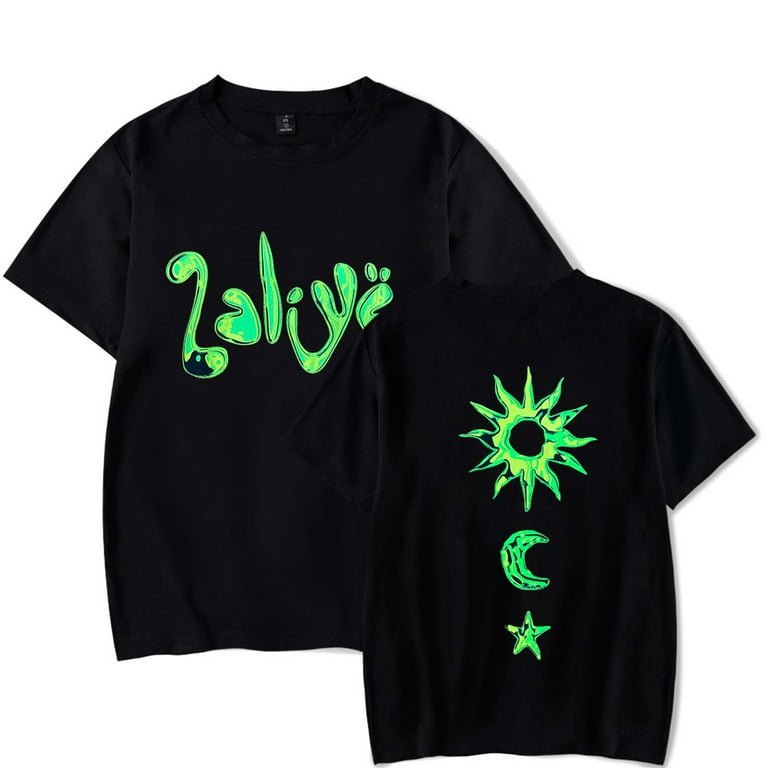 （セール）開催中 人気ブランドも続々プライス Yeat 2alive print graphics pop Merch tourT-shirt Green ミュージシャン