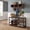 Brown and Black, variant on Fnova 5-in-1 Entryway Organizer, 3-Tier Shoe Rack with 3 Cubbies & 7 Hooks, Coat Rack for Hallway Mudroom