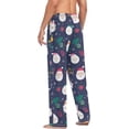thumbnail image 5 of GZHJMY Christmas Santa Pajama Pants for Men, Lounge Pants Lightweight Men Pajama Bottoms with Drawstring Pockets, Christmas New Year Birthday Gifts, Medium, 5 of 6