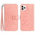 thumbnail image 2 of for iPhone 11 Pro Max Flip Case, Flower Printed PU Leather Magnetic Wallet Case with Stand Holder Flip Cover with Card Slots and Strap Compartment for iPhone 11 Pro Max (6.5") - Pink, 2 of 11