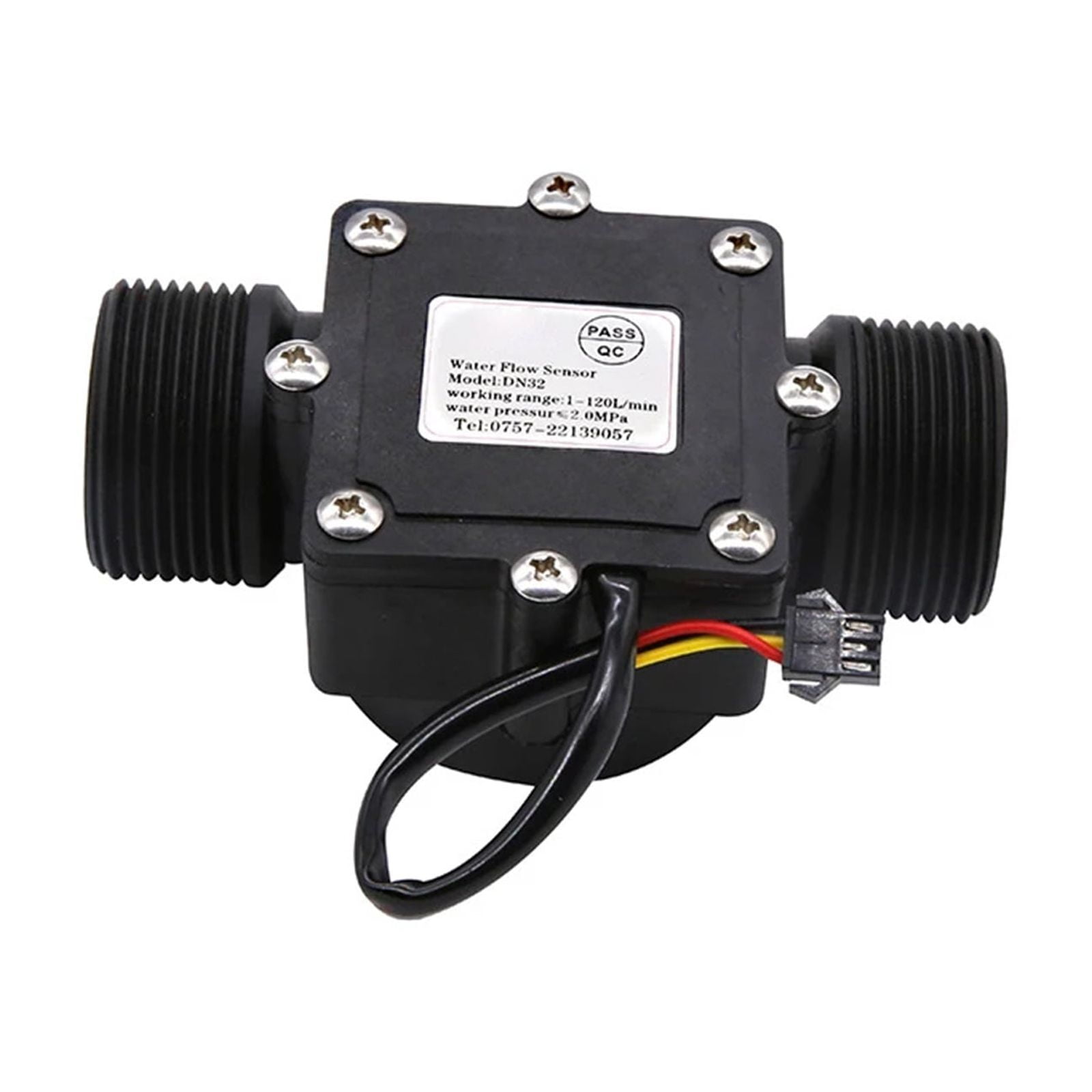 1-1/4" DC 5-18V Water Flow Sensor Flowmeter Hall Flow Sensor Water Control Liquid Flow 2-120L/min 2.0MPa Sensor Switch ,Accurate Measurement