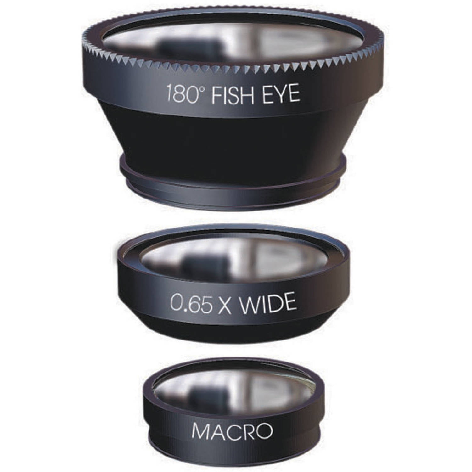 Tzumi Smart Lens 3in1 Universal Smartphone ClipOn Camera Lens System