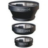 Tzumi Smart Lens 3-in-1 Universal Smartphone Clip-On Camera Lens System