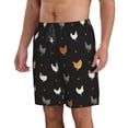 thumbnail image 2 of Fotbe Funny Chicken Trajes de Baño Estampados para Hombre, Shorts de Verano de Secado Rápido, Ropa de Playa, Bañadores-Small, 2 of 6