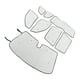 thumbnail image 4 of Parasol para ventana de automóvil, 8 piezas, parasol para parabrisas de automóvil, protector térmico para ventana de automóvil, parasol para automóvil de mayor durabilidad, 4 of 12