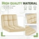 thumbnail image 5 of JJUN Bar Stools Modern Pu Leather Swivel Adjustable Hydraulic Bar Stool Square Counter Height Stool Set of 2 (Beige), 5 of 8
