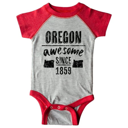 

Inktastic Oregon Awesome Since 1859 Gift Baby Boy or Baby Girl Bodysuit