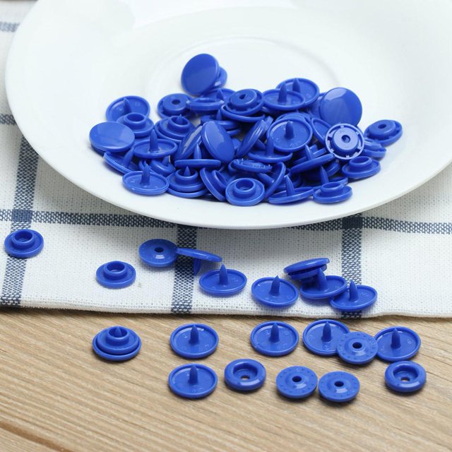 Cuadros Decorativos 50 Uds. Botones de presión sujetador DIY ropa de bebé botón a presión (azul oscuro) Ndcxsfigh Nuevos Originales