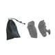 thumbnail image 5 of 2 almohadillas de agarre para levantamiento de pesas, protector de palma ergonómico, antideslizante, con cordón. Gris, 5 of 9