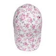 thumbnail image 4 of Balery Baseball Cap Adjustable Size for Running Workouts and Outdoor Activities All Seasons Dad Hat(Rose Flowers), 4 of 9