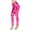 Hot Pink, variant on dgysar Women's Sparkle Workout Capris, High Waist & Glittery Fabric, Eye-Catching for Fitness Classes or Festivals, Perfect for Dance, Performances, or Party. Silver 2XL