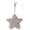 Gray, variant on Yammee Mini Plush Five-pointed Star Keychain Hanging Ornament Backpack Handbag Charm