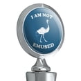 thumbnail image 2 of I Am Not Emused Emu Amused Funny Humor Wine Bottle Stopper, 2 of 9