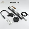 thumbnail image 3 of CASAINC 2-Handle Residentail Freestanding Bathtub Faucet with Hand Shower, Matte Black, 3 of 9