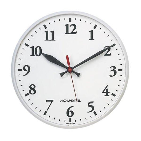 Acu-Rite 12.5 in. Round Indoor/Outdoor Wall Clock