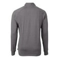 thumbnail image 3 of Men's Cutter & Buck  Heather Black ACC Gear Adapt Eco Knit Heather Quarter-Zip Pullover Top, 3 of 3